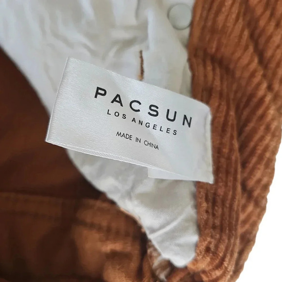 Pacsun Corduroy Mom Jeans Spice Size 27 - Picture 10 of 11